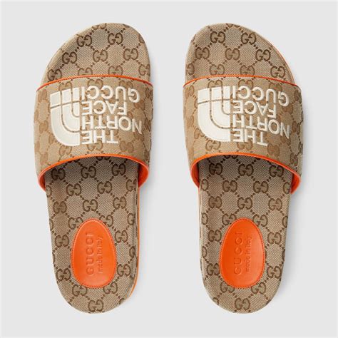 northface x gucci slides|the north face gucci boots.